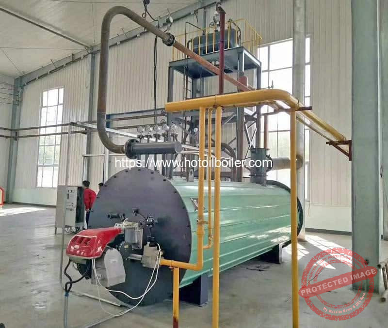 Natural-Gas-Fuel-Thermal-Oil-Heater-Boiler-Installed